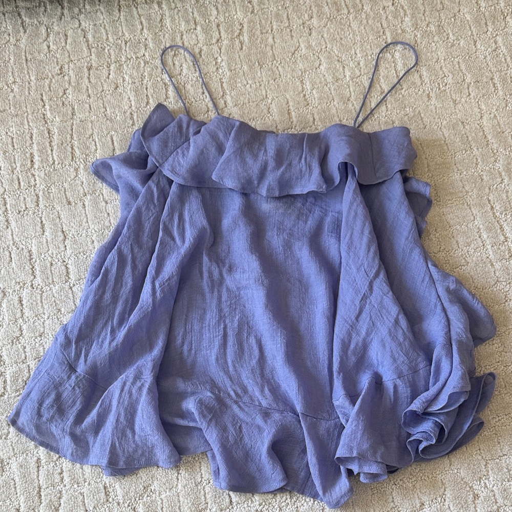 Lilac Ruffle Camisole Top